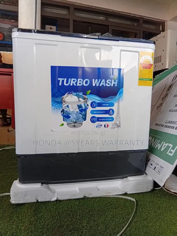 Flamino 12kg Twin Tub Washing Machine – Powerful Durable Home Washer · Photo 1