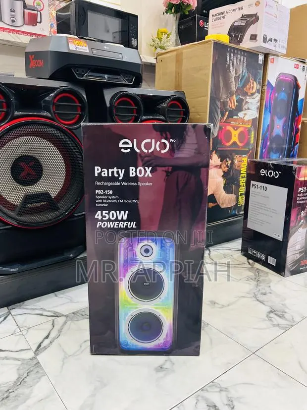 Shop Affordable Eldo Pb2-150 Double 8" Rechargeable Speaker · Photo 1