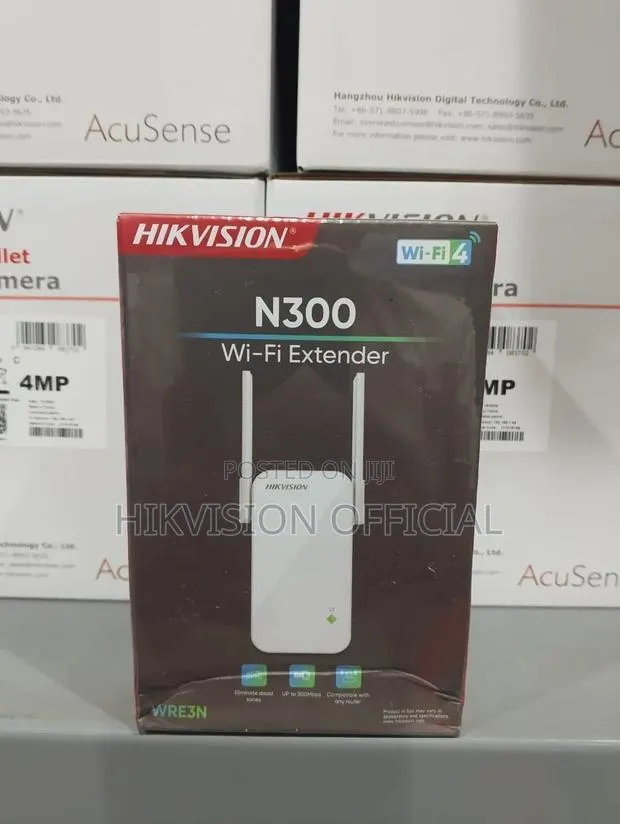 Wifi Extender Dualband =Ds-Wre12c-Hikvision · Photo 1