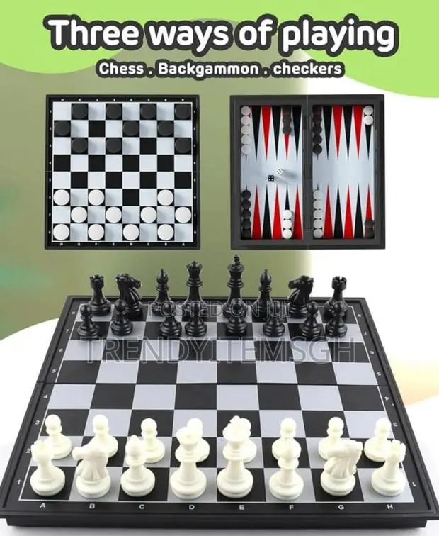 3 Ways Chess Board Game Set · Photo 1