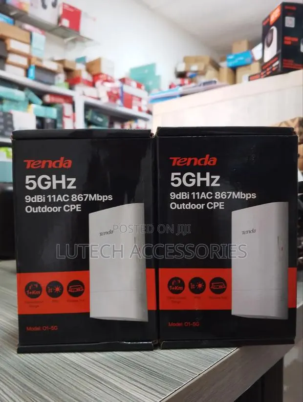 Tenda 5ghz 9dbi 11ac 867mbps Outdoor CPE/ Tenda O1-5g · Photo 1