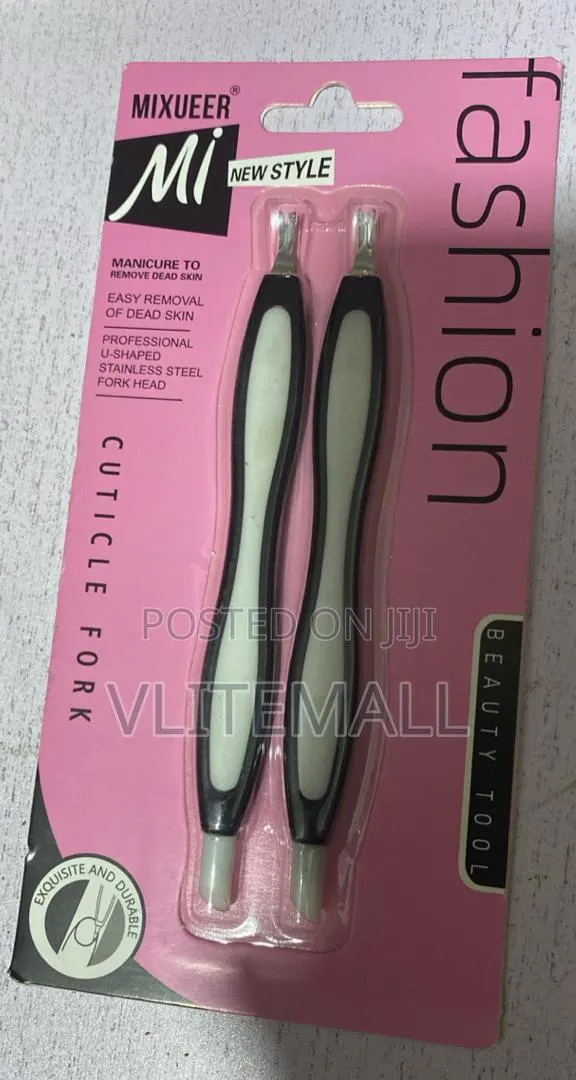 Mixueer Brand Stainless Steel Cuticle Fork Set · Photo 1