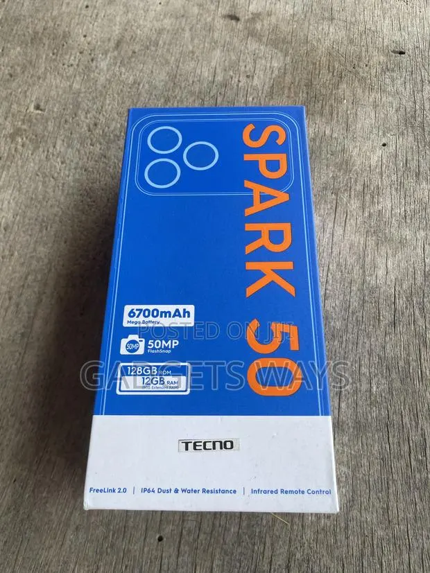 New Tecno Spark 50 128 GB Black · Photo 1