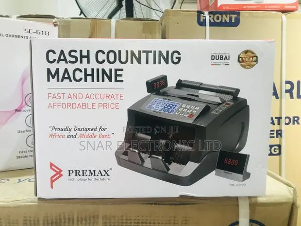 Bestseller Premax Counting Machine With Fake Note Detection · Photo 1