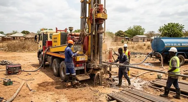 Community Borehole Drilling Masters in Winneba · Photo 1