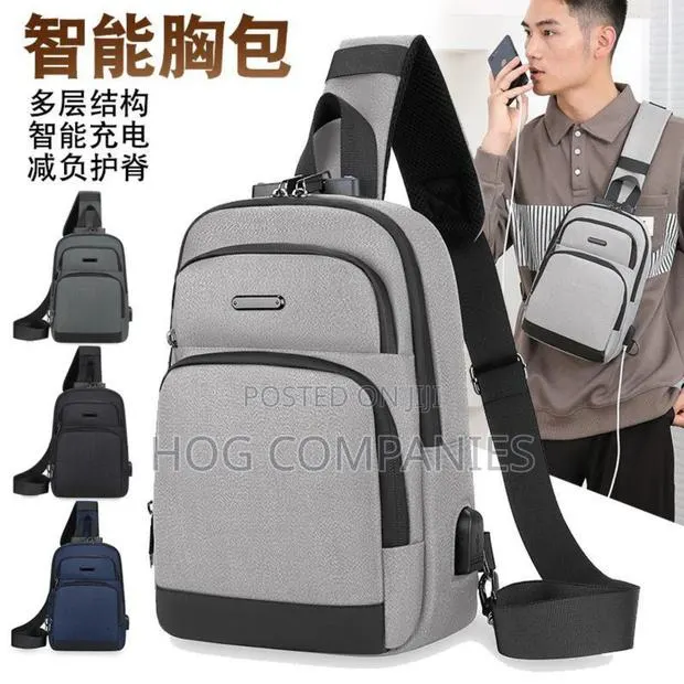 Waterproof Crossbody Travel Hiking Sling Shoulder Side Bag · Photo 1
