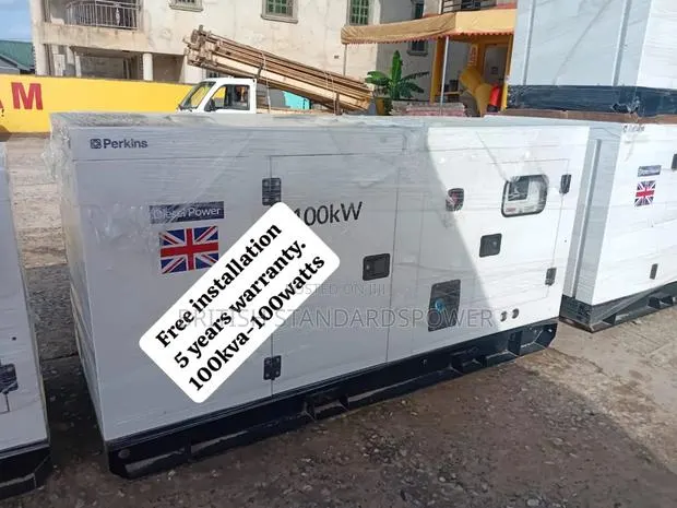 100% Pure Copper Motor 100kva Silent Diesel Generator · Photo 1