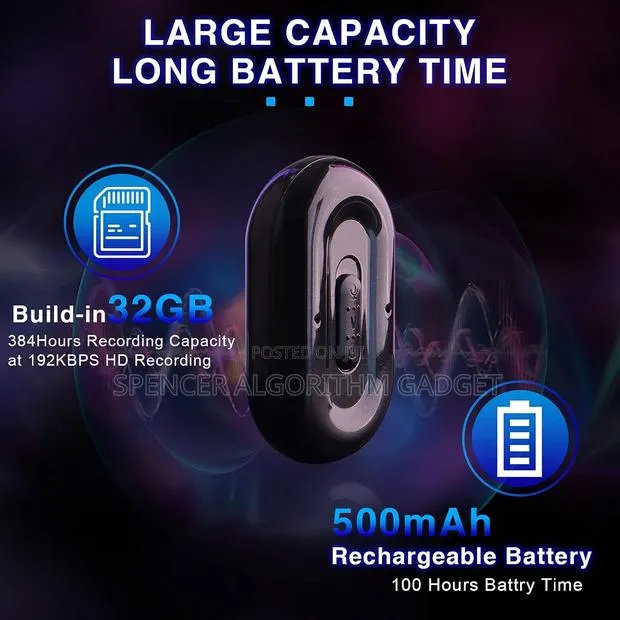 Magnetic Activated Voice Audio Recorder Keychian 32gb · Photo 1