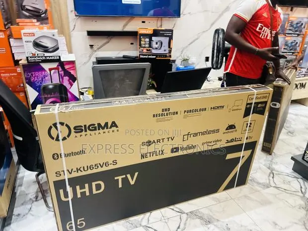 Get a New Sig-Ku65v6-S. Smart Sigma Television Uhd Android · Photo 1