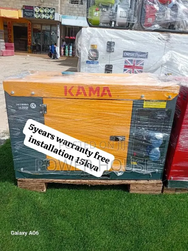 Amp Surge Kama Diesel Generator 15kva 16500watts Kama · Photo 1