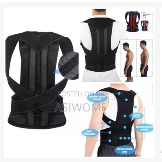 Adjustable Black and Lumbar Posture Support Belt · Photo 1