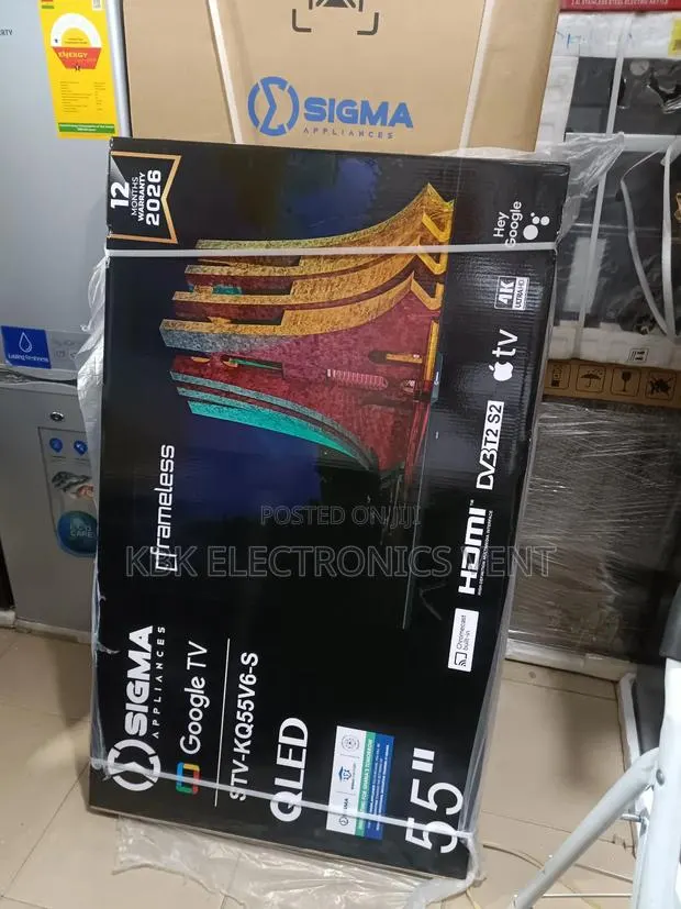 Sigma 55" QLED Smart(Wifi) Satellite Google Led TV · Photo 1