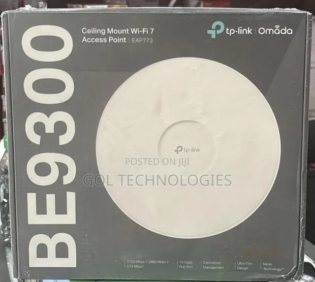 Tp- Link Ceiling Mount Wifi 7 Access Point Eap773 · Photo 1