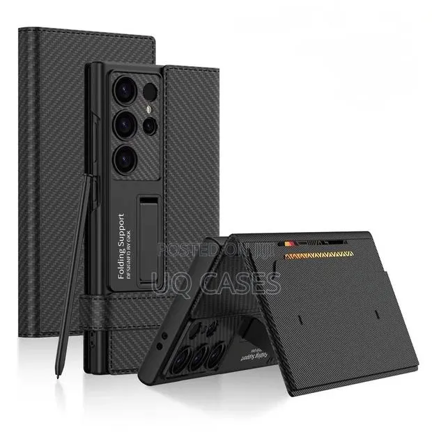 Samsung Leather Flip Cases (With Free Delivery Within Accra) · Photo 1