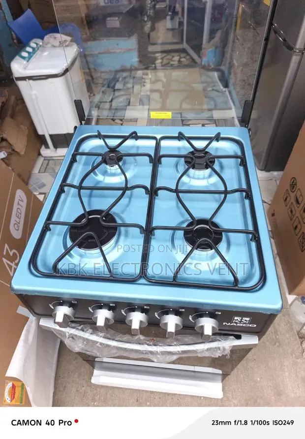 Nasco 50*50 4Burner Gas Cooker Oven · Photo 1