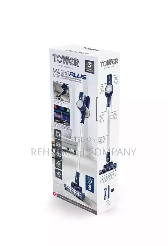 Tower Vl35 Plus Anti Tangle Vacuum Cleaner 3-in-1 Dc 150w Blue · Photo 1