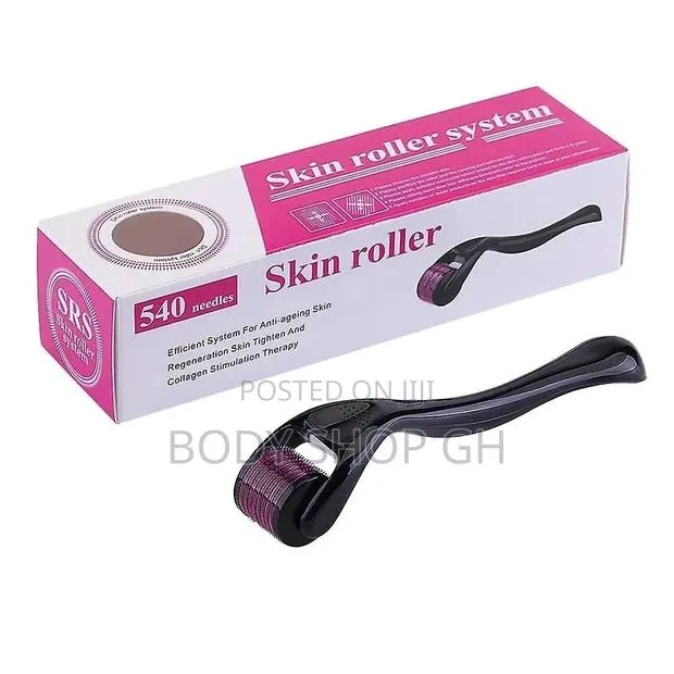Derma Roller for Beard Growth, 540 Titanium Micro Needles · Photo 1