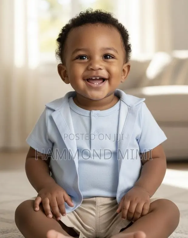 Baby Boy Polo Onesie · Photo 1