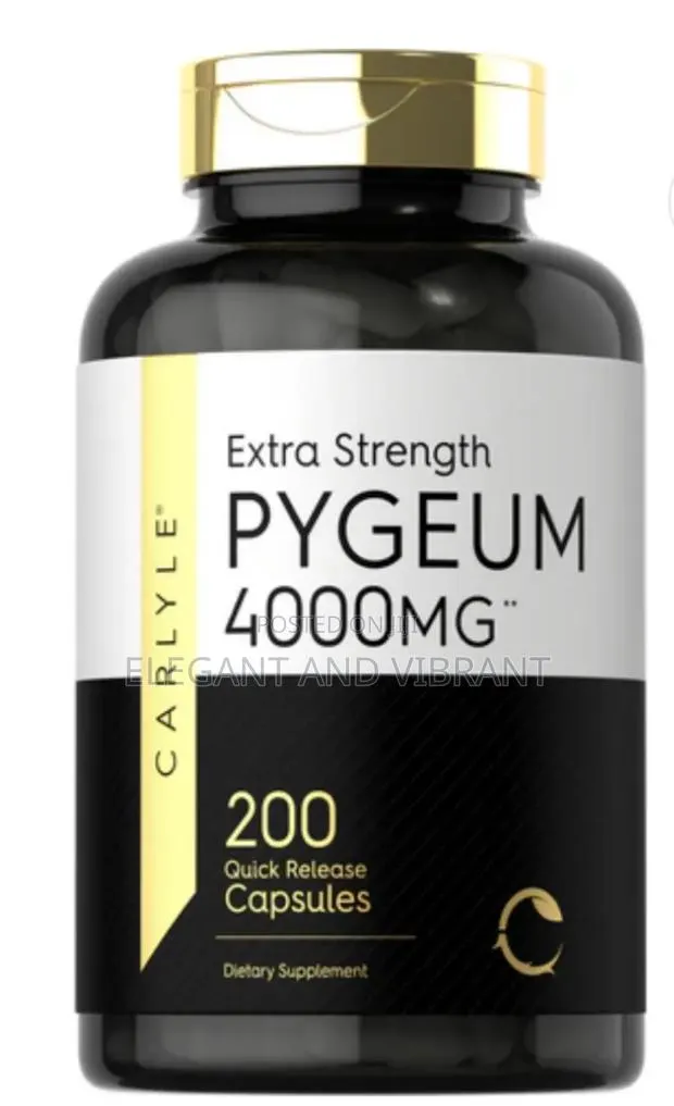 Pygeum Africanum Bark 4000mg | 200 Capsules Regular · Photo 1