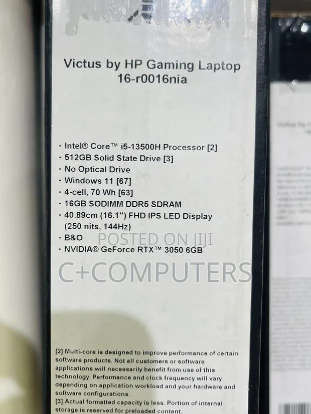 New Laptop HP Victus 16 16GB Intel Core i5 SSD 512GB · Photo 1