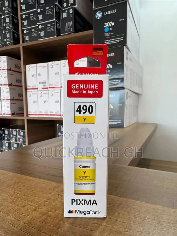 Canon GI-490 Ink Yellow · Photo 1
