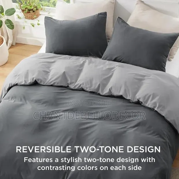 7-Piece Breathable Skin-Friendly Soft King Size Removable Duvet Set · Photo 1