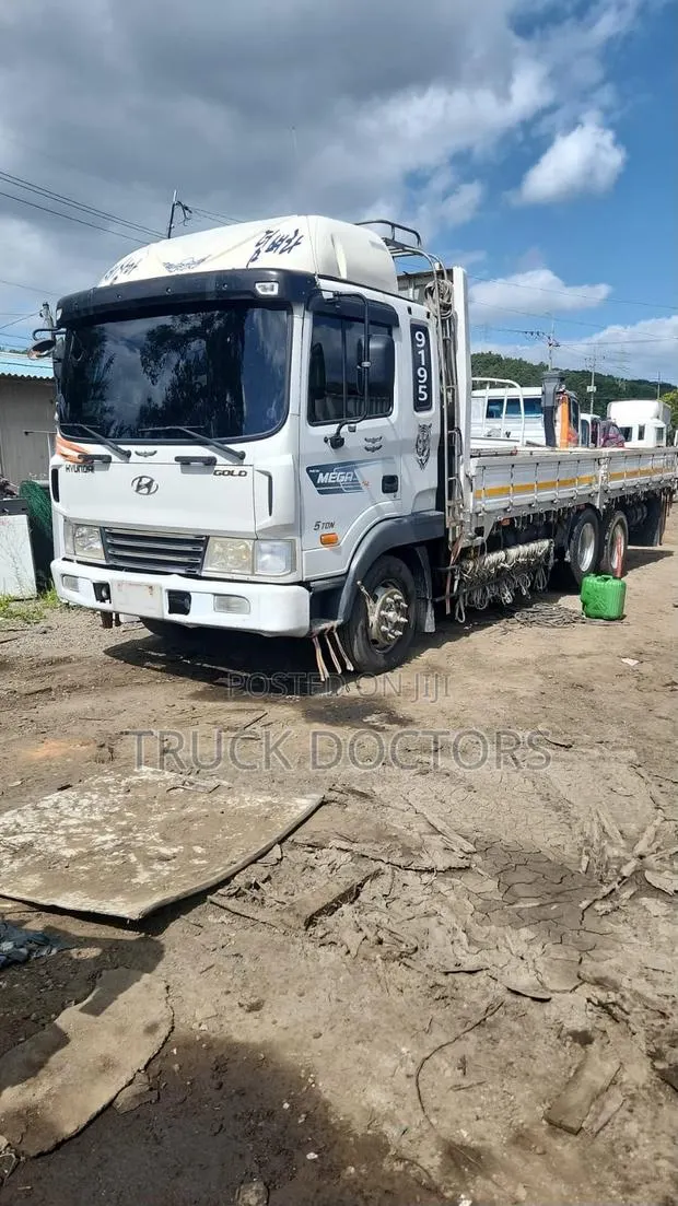 Hyundai 5 Ton Double Axle at Tema Port 2008 White · Photo 1