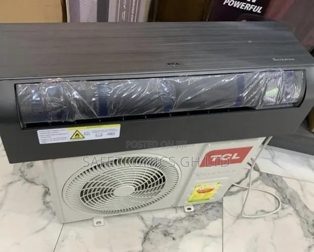 Shop Authentic TCL 1.5 Inverter Dark Black/Grey Smart Ac · Photo 1