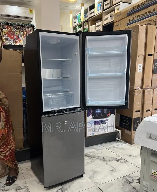 Buy Authentic Nasco Double Door Electric Refrigerator(Gray)158liters · Photo 1