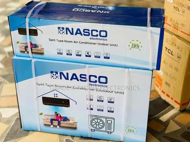 Valuable Sleek Nasco Black 1.5hp Air Conditioner · Photo 1
