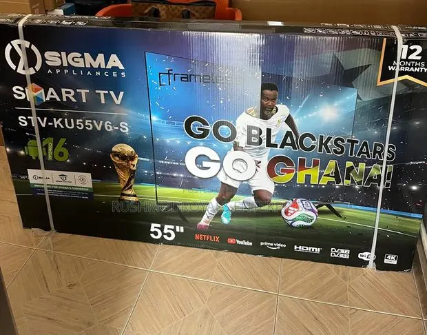 Sigma 55" Smart TV With Dolby Audio · Photo 1