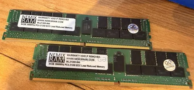 Nemix 128gb (2x64gb) Ddr4 Workstation/Server Desktop RAM · Photo 1