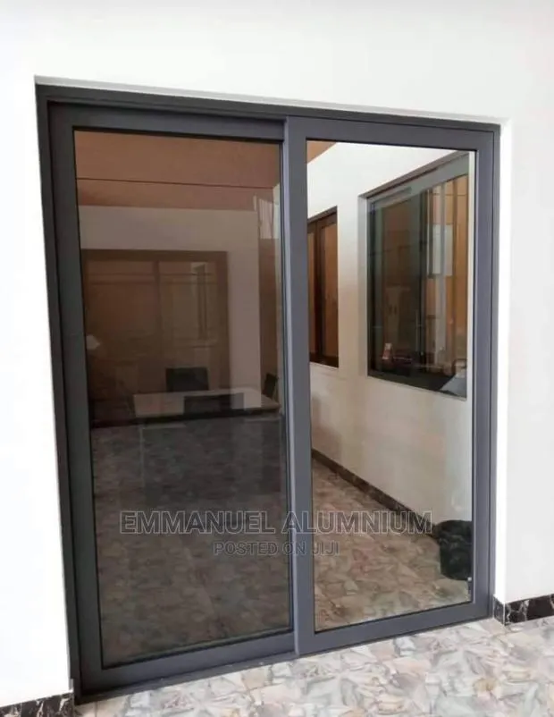 Bronze Reflective Italian Aluminum Sliding Door · Photo 1