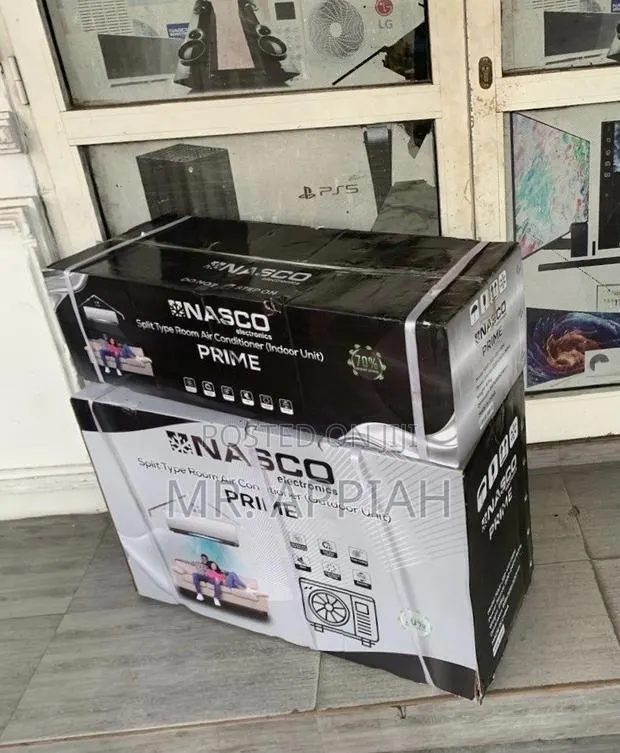 Get Premium Nasco 1.5hp R410 Prime Split Type Air Conditioner(Silver). · Photo 1