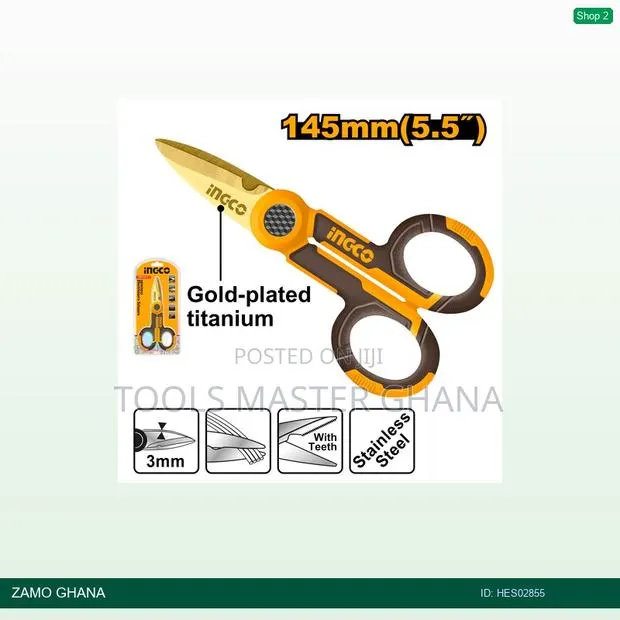 Electrician's Scissors - Hes02855 · Photo 1