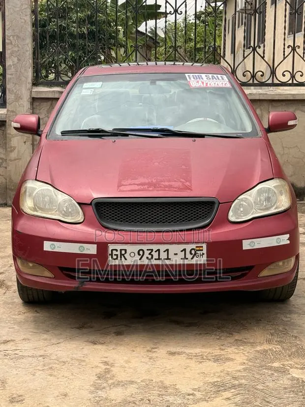 Toyota Corolla 2008 Red · Photo 1