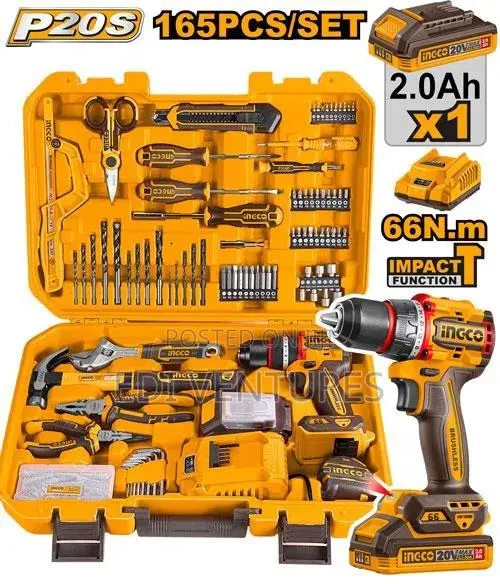Ingco 165 PCS Tools Set Hkthp11651 · Photo 1