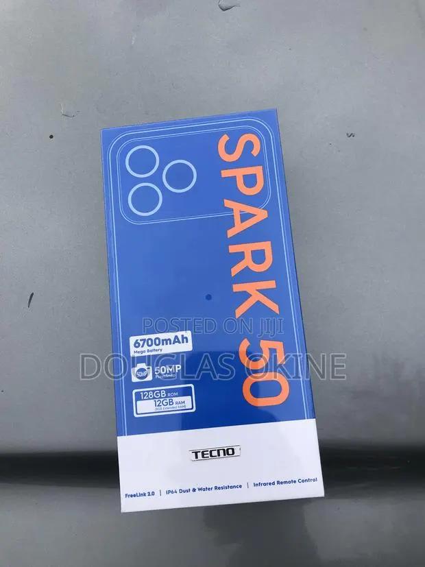New Tecno Spark 50 128 GB Gray · Photo 1