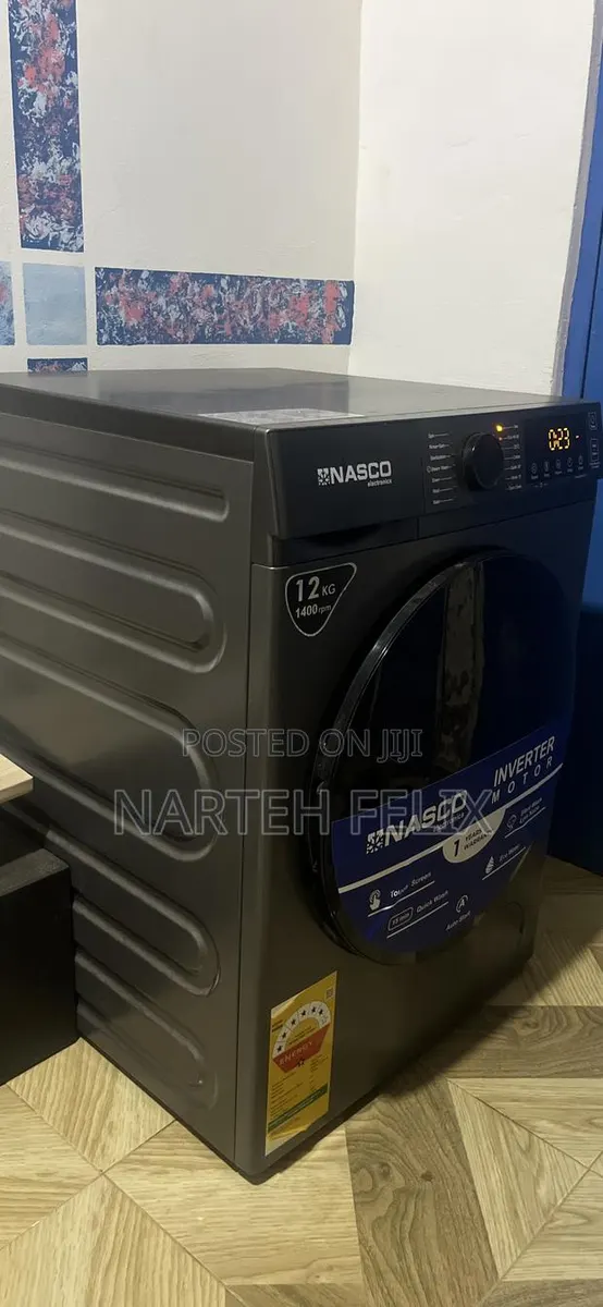 12kg Nasco Front Load Fully Automatic Washing Machine · Photo 1