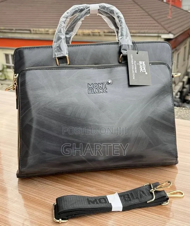 Laptop Leather Bag Briefcase - Suitable for Up to 16 Inches Laptop · Photo 1
