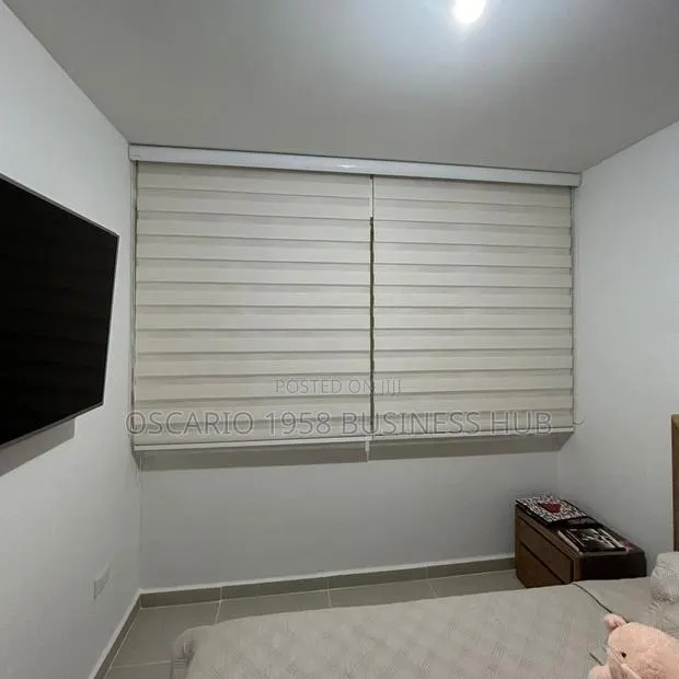Warehouse Wonder Modern Zebra Window Curtain Blinds · Photo 1
