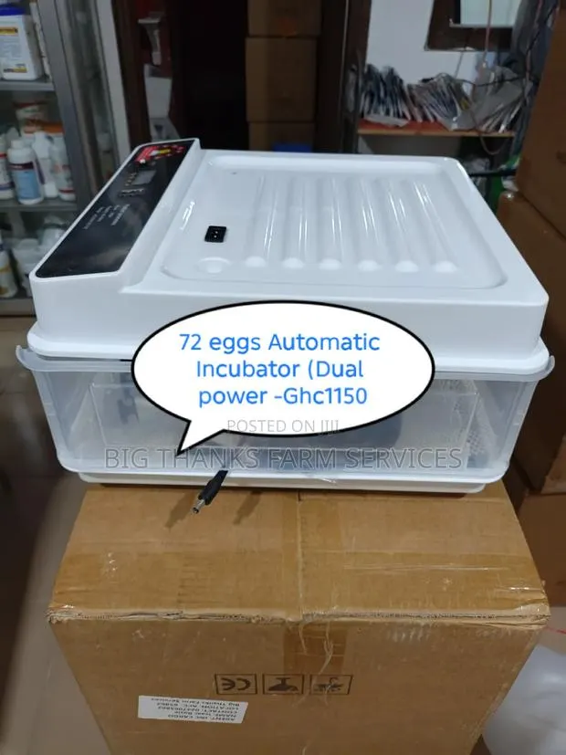 72 Eggs Automatic Incubator,dual Power · Photo 1
