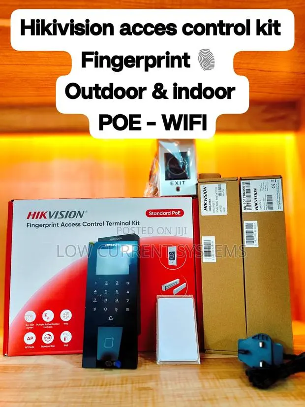 Hikivision Outdoor Access Control Kit Ds-Kas807 Wifi Poe 5000 Finger · Photo 1