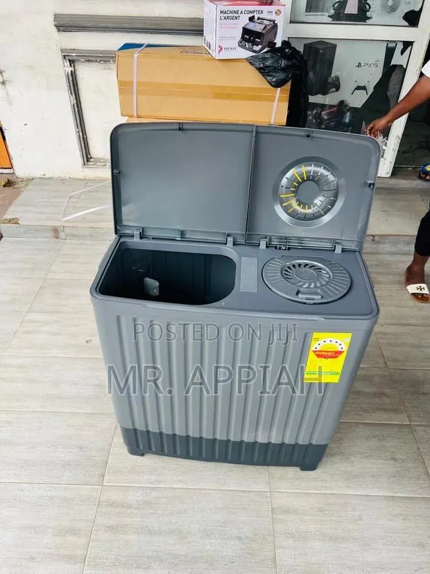 Get Nasco Semi-Automatic Washing Machine(Twin Tub)Gray. · Photo 1