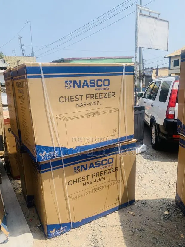 Limited Stock Nasco 318 Litres Chest Freezer - NAS-425FL - Silver · Photo 1