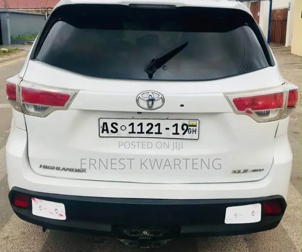 Toyota Highlander 2016 White · Photo 1