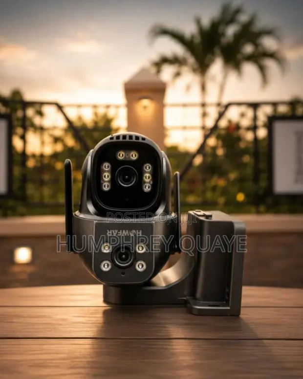 Dual Lens 360° WiFi Outdoor CCTV Security Camera - Brand New · Photo 1