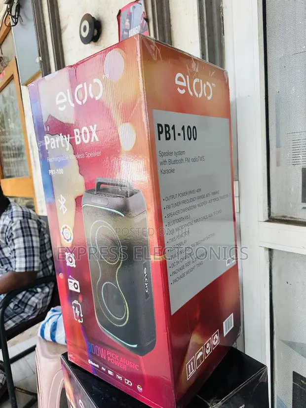 Limited Stock Pb1-100 Double 6,5"Rechargeable Speaker Eldo · Photo 1