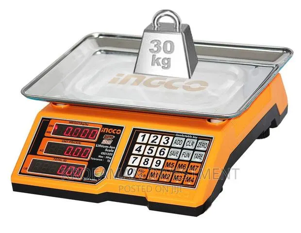 Ingco Electronic Scale 30kg - HESA3303 · Photo 1