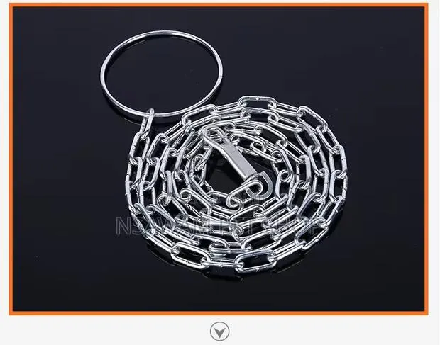 Ring Handle Pet Chain With Snap Hook · Photo 1